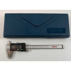 Tritan digital caliper 0-150mm With Case Micometer EUC *TESTED*